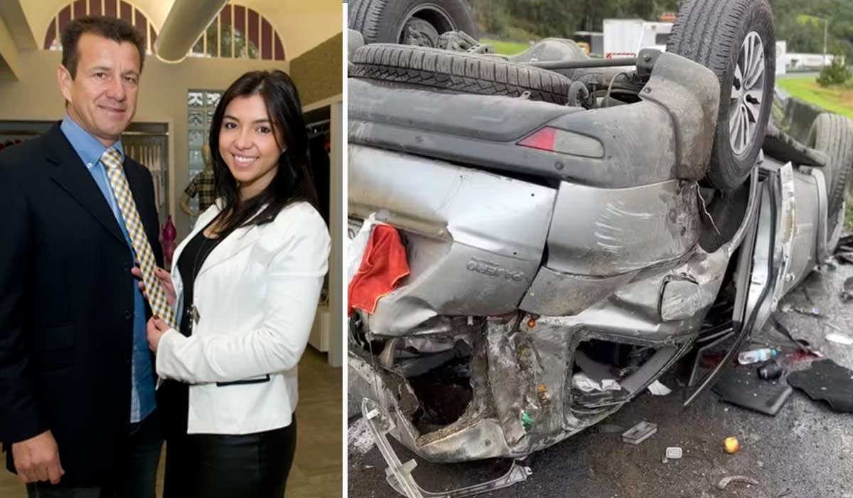 Dunga, ex-técnico da Seleção Brasileira, e esposa ficam feridos após carro capotar na BR-116