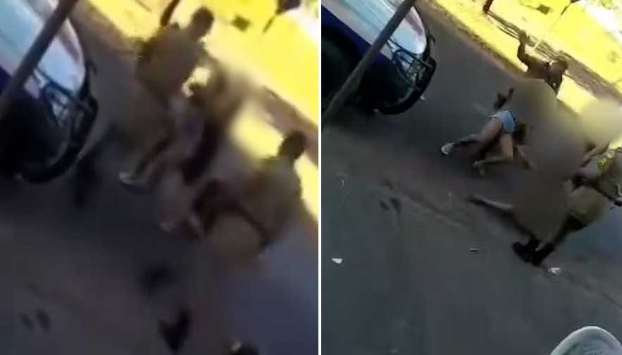 Vídeo: PMs empurram e batem em mulheres com tapas e socos durante abordagem em Palmas