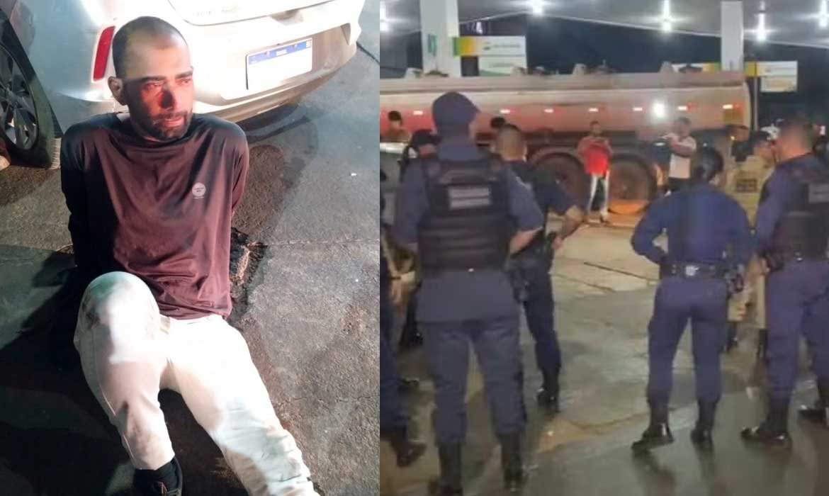 Suspeito de roubar taxista é preso após perseguição e tiroteio no norte do Tocantins