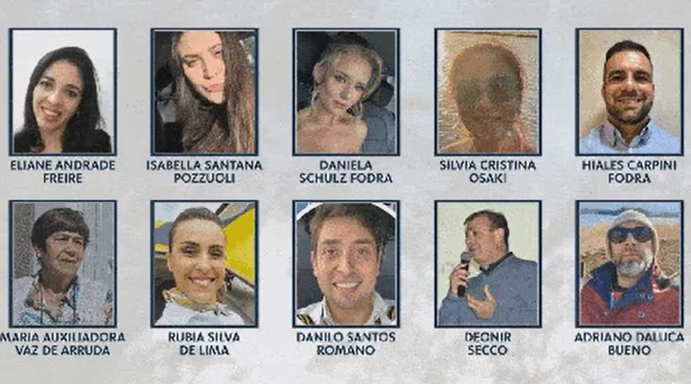 Médicas, casal de idosos, professores, jovem piloto: Conheça as vítimas da queda do avião em SP