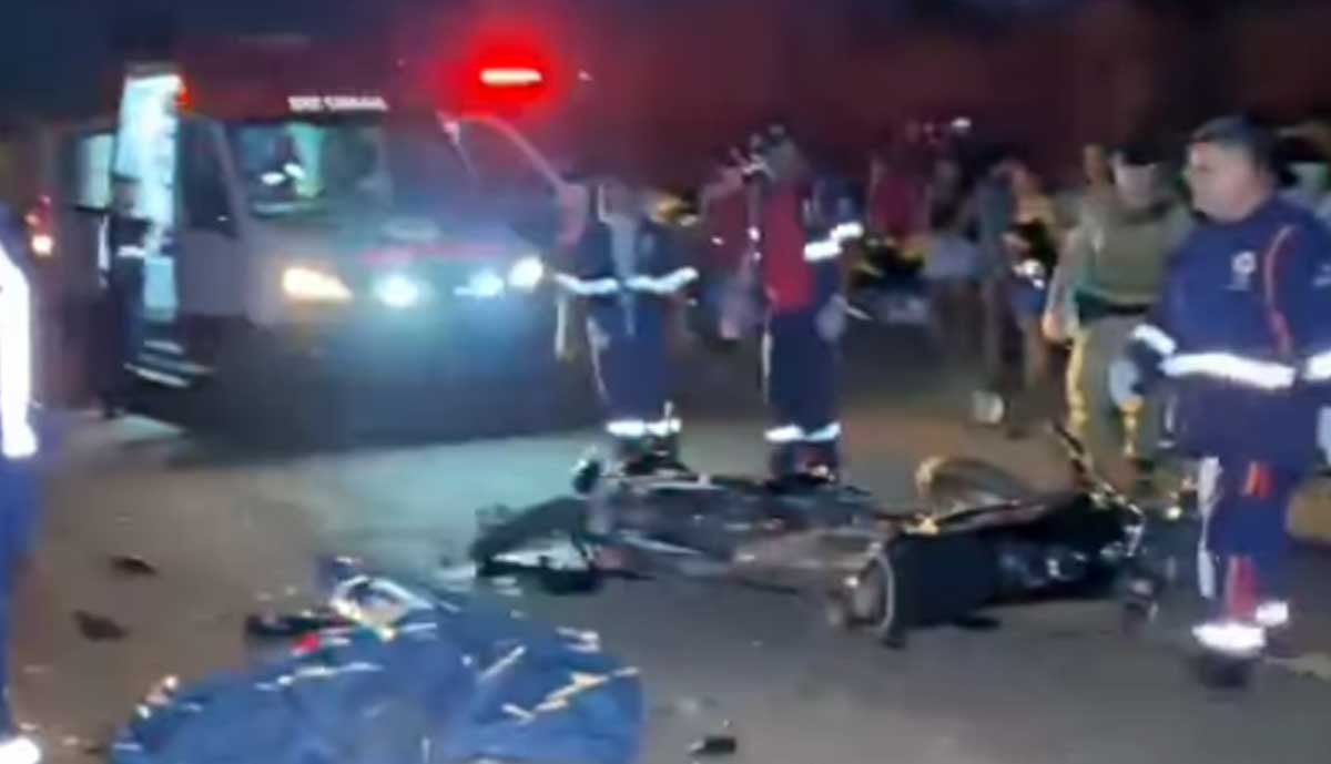 Colisão entre duas motos mata três pessoas em Araguaína