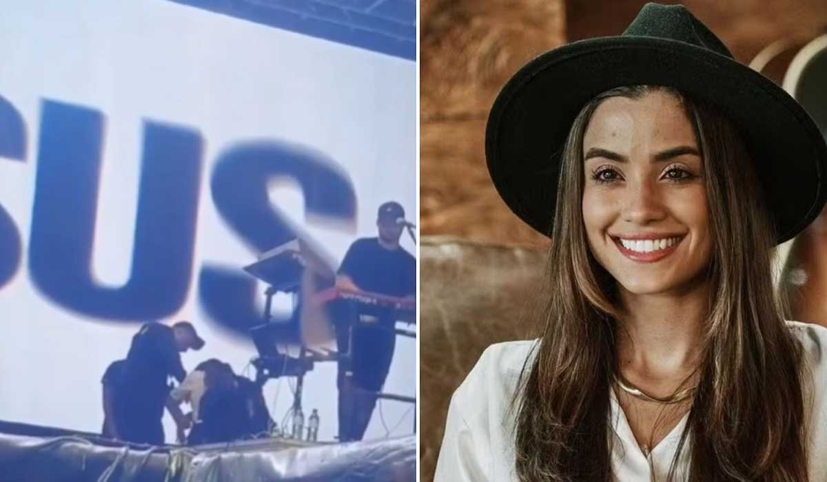 Cantora gospel Isadora Pompeo desmaia durante show em Goiás; Vídeo