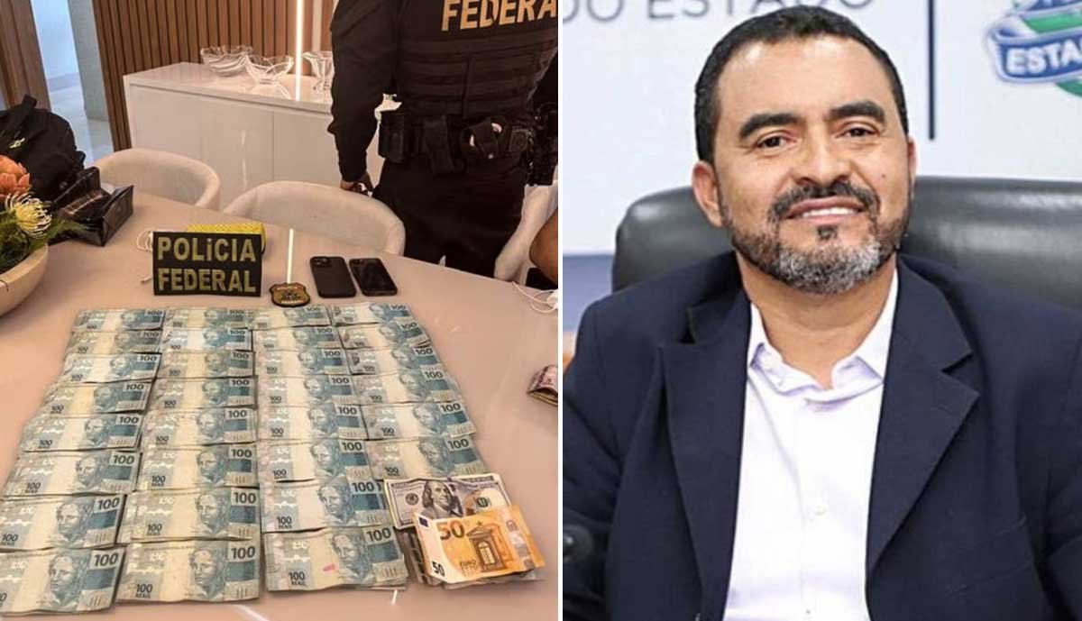 Mais de R$ 67 mil em espécie são apreendidos pela PF na casa e no gabinete do governador do Tocantins