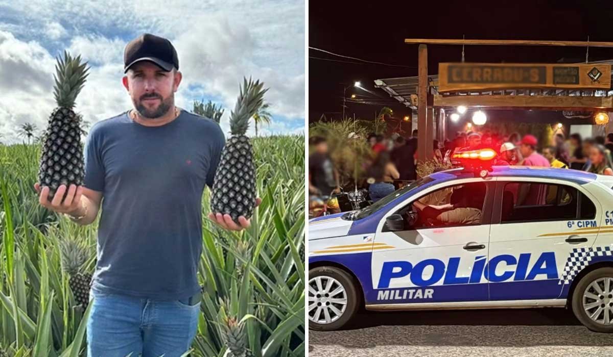Produtor de abacaxi é morto a tiros enquanto jantava com família em pizzaria