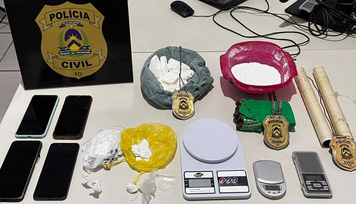 Polícia Civil prende suspeito de tráfico e desarticula mini laboratório de drogas em Palmas