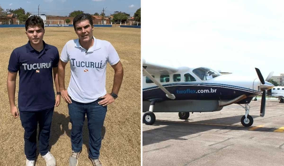 Avião com o governador do Pará e o filho dele faz pouso de emergência em Tucuruí