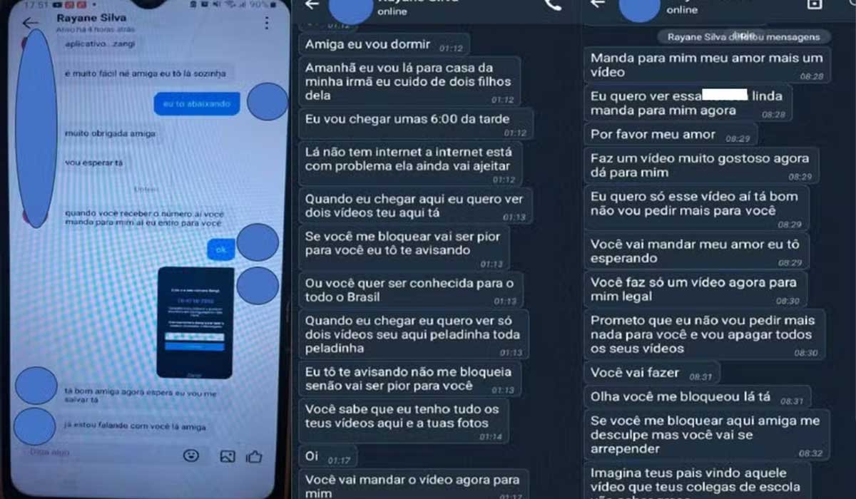 ‘Sextorsão’: Homem é preso por ameaçar criança nas redes sociais: ‘Não me bloqueia senão vai ser pior para você’