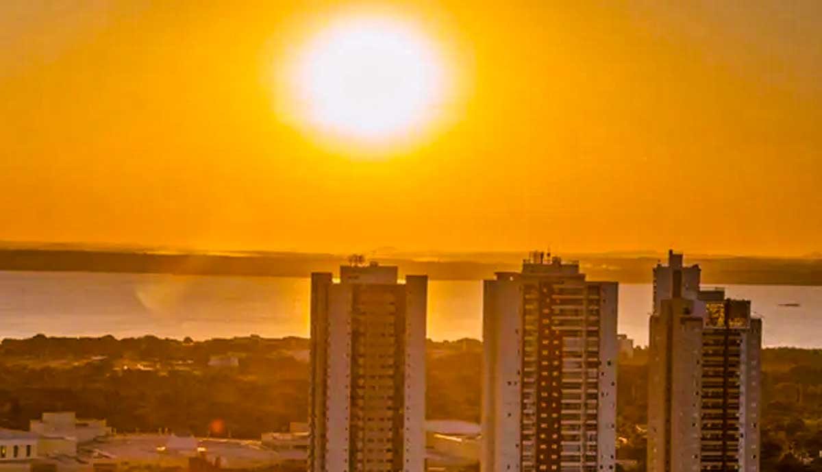 Palmas lidera ranking das maiores temperaturas do país após registrar 41.6ºC, segundo Inmet