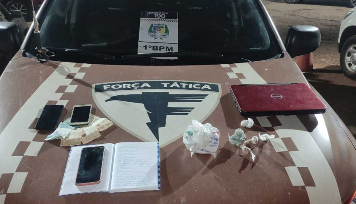 Três homens e uma mulher são presos por por tráfico de drogas em Palmas