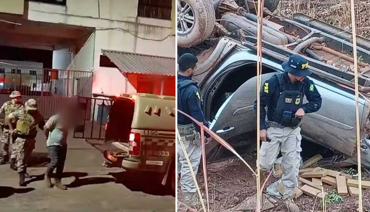Motorista suspeito de dirigir caminhonete que capotou com mais de 400 kg maconha é preso