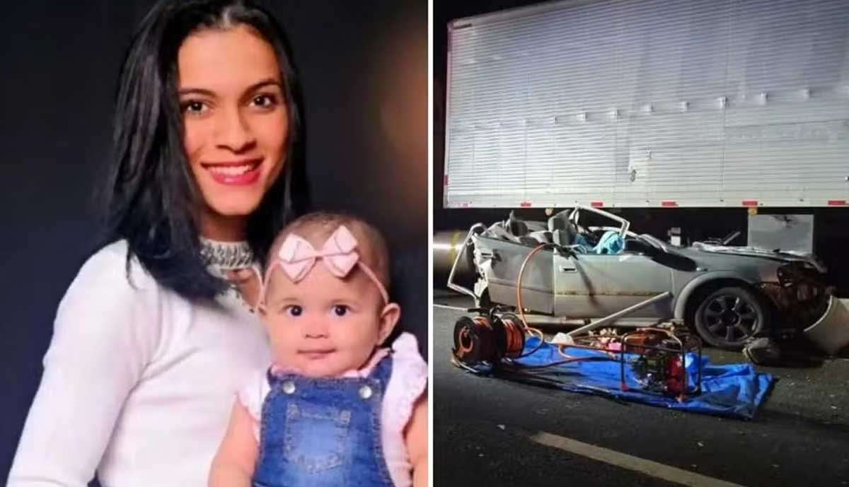 Mãe morre após ser socorrida de acidente que matou filha bebê e deixou mais cinco feridos na BR-060