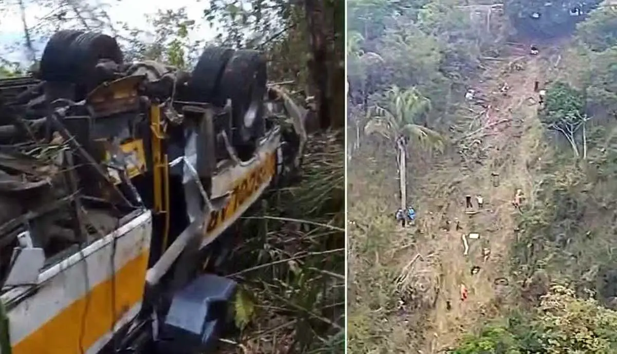 Ônibus capota em ribanceira na Serra da Barriga e deixa 17 mortos e quase 30 feridos em AL - Sou Mais Notícias