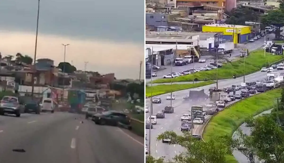 Vídeo: Ônibus perde freio e esmaga carros no Anel Rodoviário de Belo Horizonte - Sou Mais Notícias