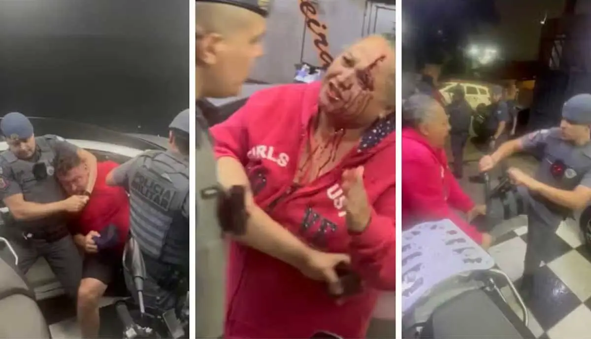 Vídeo: PMs invadem garagem, agridem idosa e aplicam mata-leão em homem em SP - Sou Mais Notícias