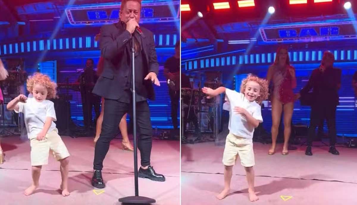 Menino de 5 anos rouba a cena ao dançar no palco durante show de Leonardo; Vídeo - Sou Mais Notícias
