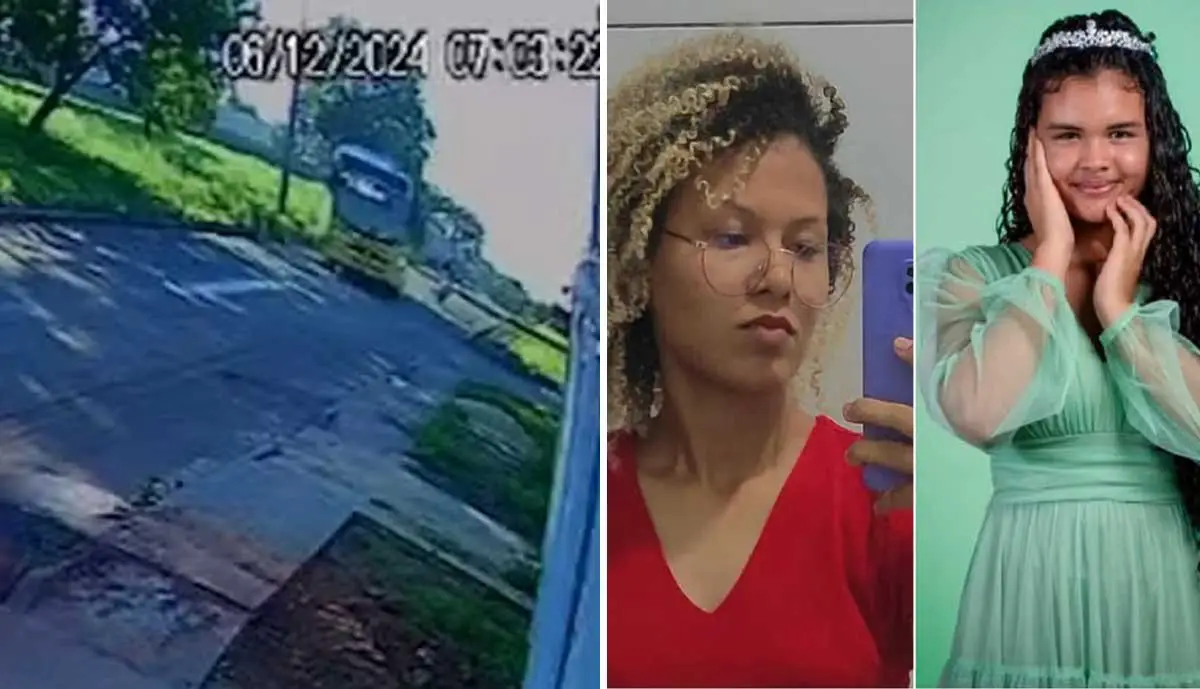 Câmara mostra batida entre moto e ônibus escolar que matou amigas de igreja evangélica; Vídeo - Sou Mais Notícias