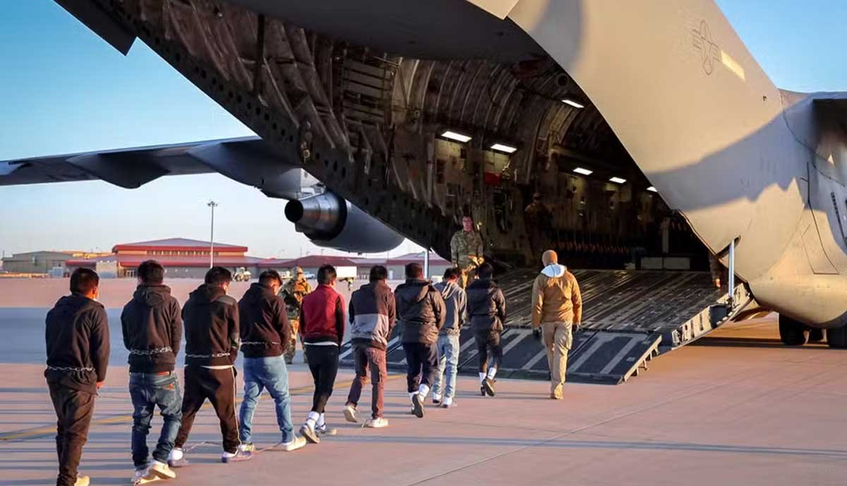 Com Trump, EUA iniciam deportações em massa de imigrantes ilegais - Sou Mais Notícias