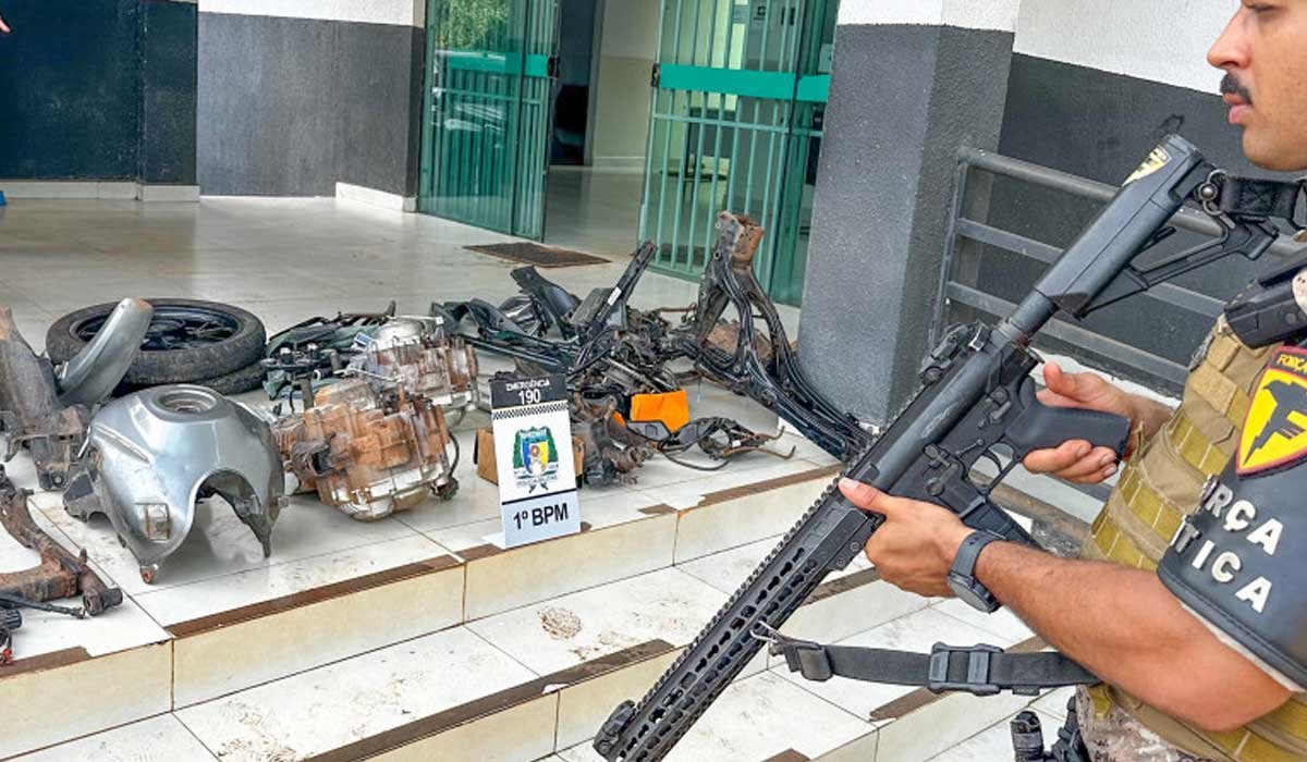 Quadrilha especializada em roubos e desmanche de motos é desarticulada pela PM em Palmas - Sou Mais Notícias