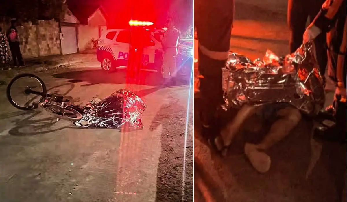 Homem morre após sofrer mal súbito e cair de bicicleta em rua no sul do Tocantins