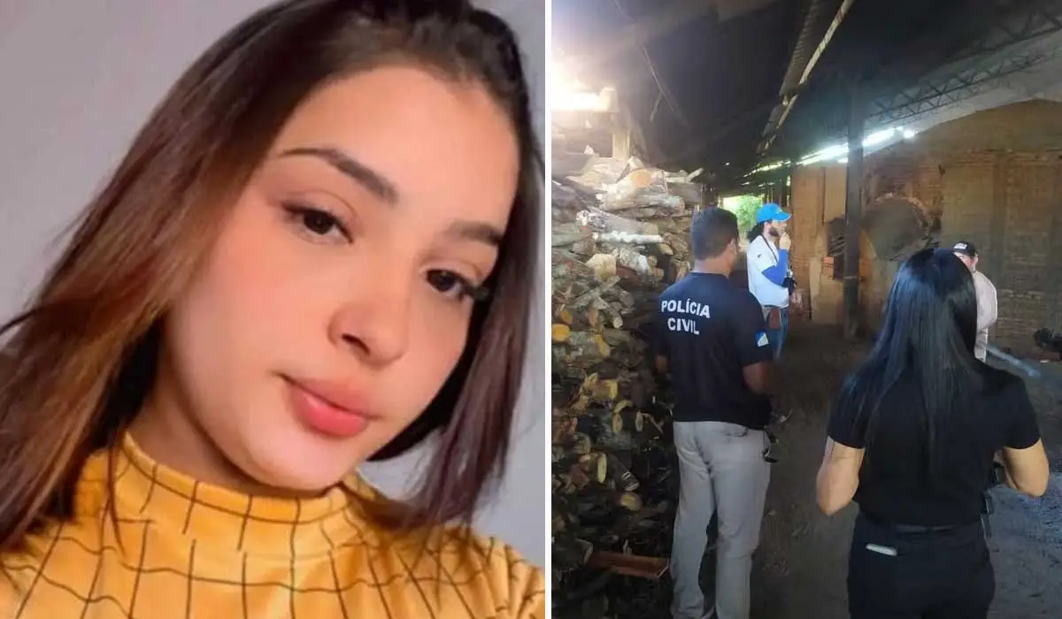 Polícia faz perícia em cerâmica após informações de que empresário jogou corpo de mulher desaparecida em fornalha