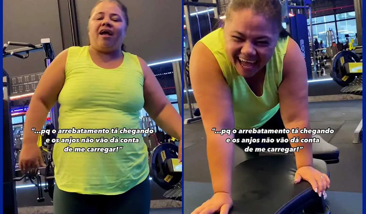 Em Goiás: Personal viraliza ao mostrar motivação inusitada de aluna evangélica para malhar; Vídeo
