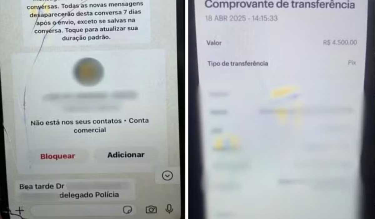 Mulher sofre golpe e transfere R$ 4,5 mil para falso delegado dentro de delegacia em Goiás
