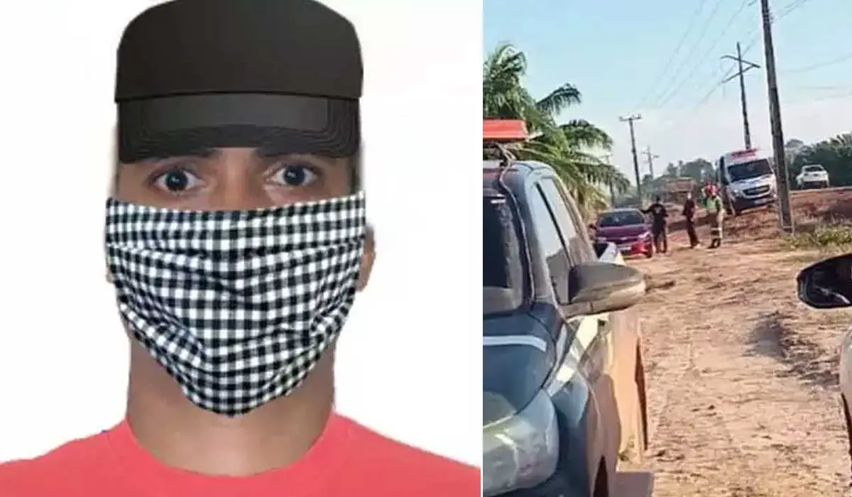 Polícia divulga retrato falado de suspeito de matar empresário e estuprar mulher na frente da filha no PA